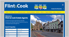 Desktop Screenshot of flintandcook.co.uk